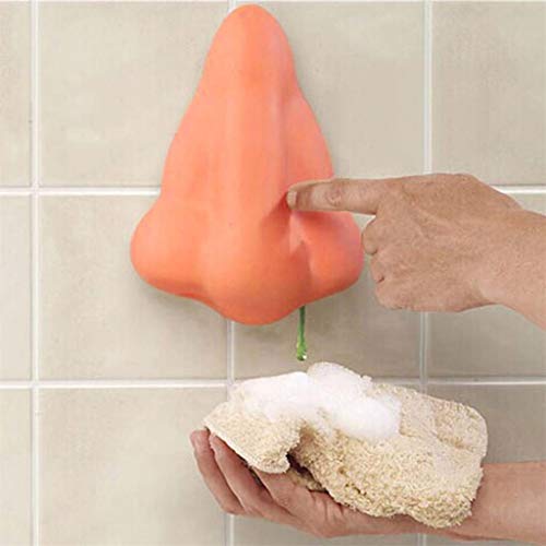 Gaoerd Cute Shower Gel sanitizer Nose Shape soap Dispenser Fun Nose Bathroom Display with Suction Hook Novelty Sell Like hotcakes