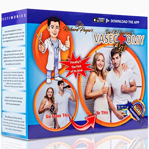 Prank Gift Boxes, Inc. DIY at-Home Vasectomy Kit! Prank Box for Adult or Kids! Prank Gift Box / Includes a Free BLOTTO Drinking Card Game